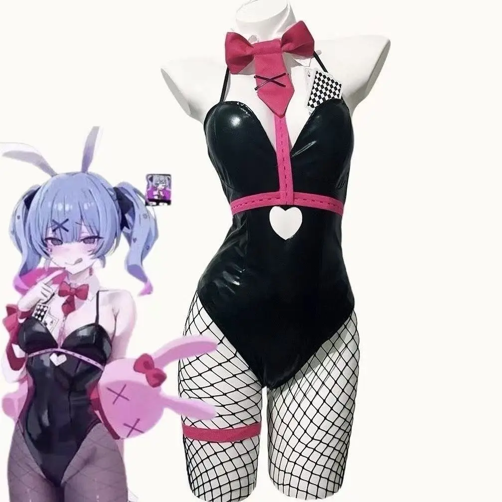

Rabbit Hole Anime Cosplay Set Including Costume, Hair Accessories and Hair Clips ang wig