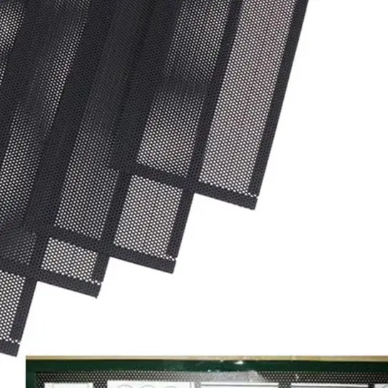 3pcS PVC Dust Filter Shield Back Plate For DIY Computer Chassis I/O Port Protection Motherboard Cover Black Plastic Accessories