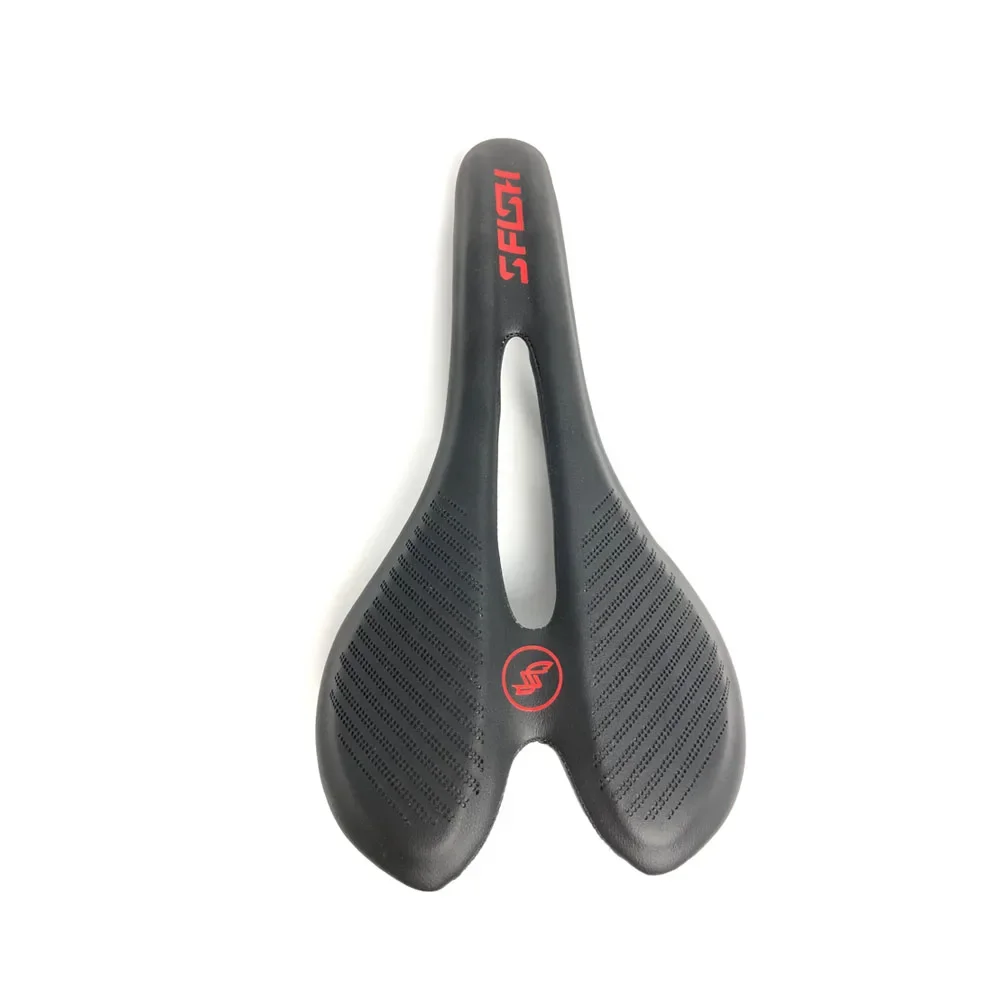 SFISH Ultra-light full carbon fiber mountain road bike saddle packing PU leather and EVA seat cushion bicycle seat leather