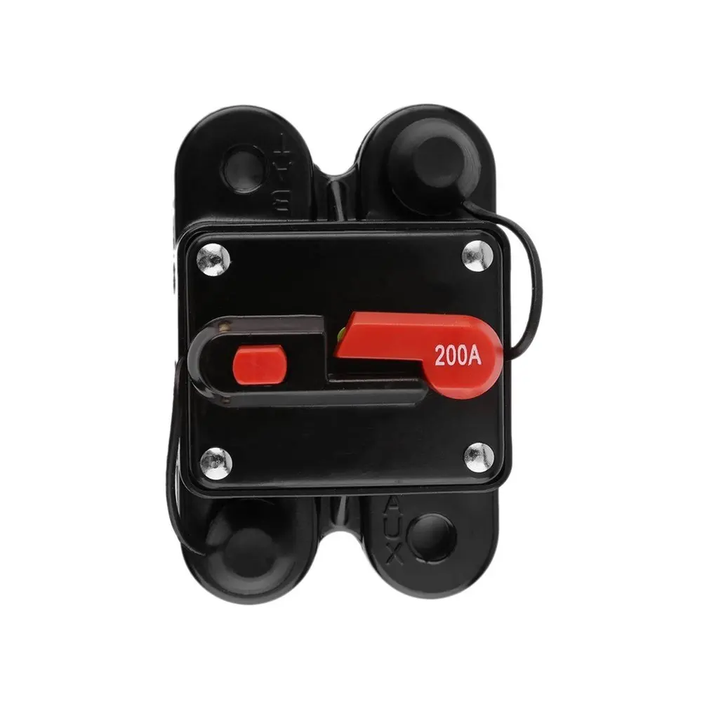 

Optional Car Audio Inline Circuit Breaker Fuse 50A 60A 80A 100A 125A 150A 200A 250A for 12V Protection SKCB-01-100A Wholesale