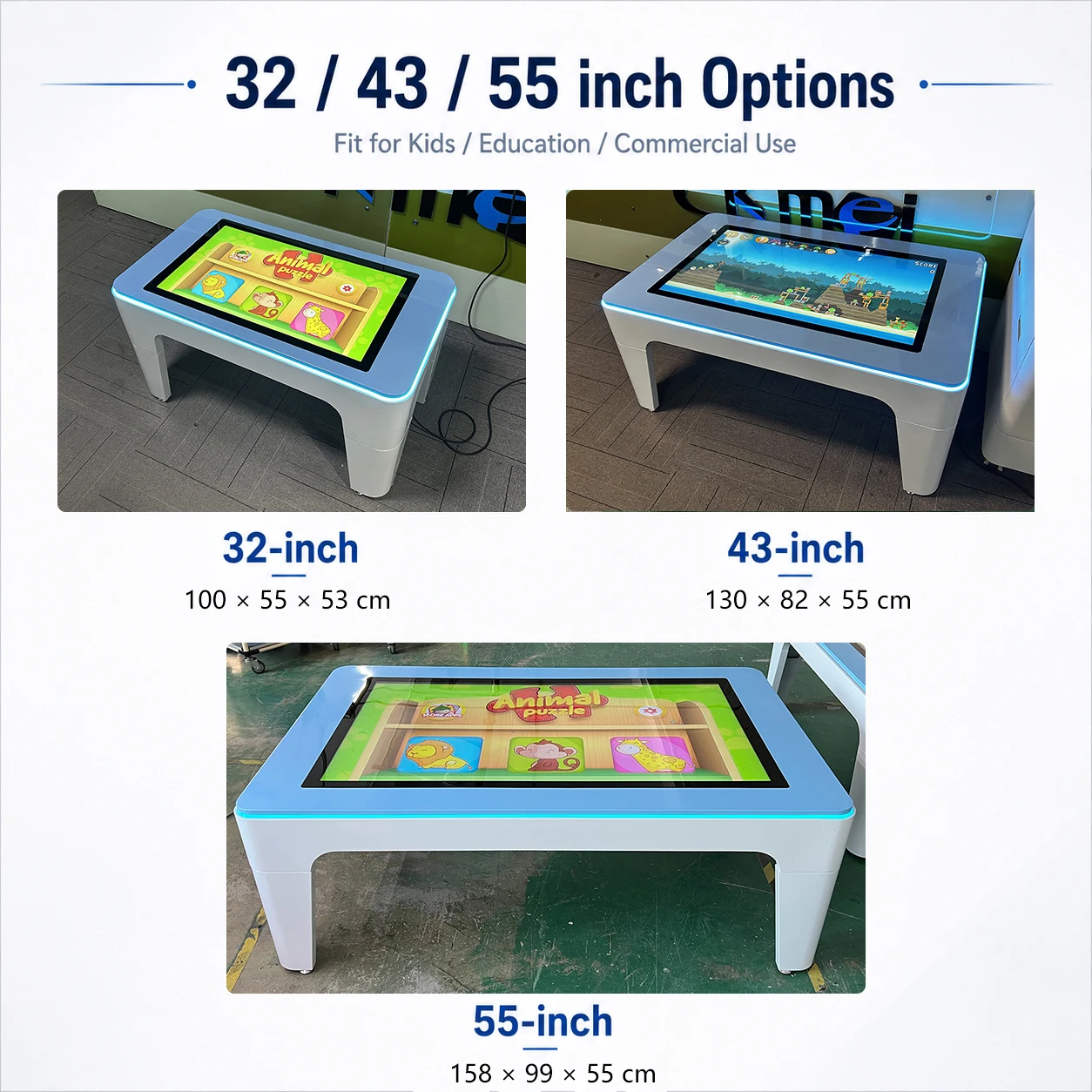 43-inch touch , smart coffee , touch screen game , unlimited interactive children's educational games