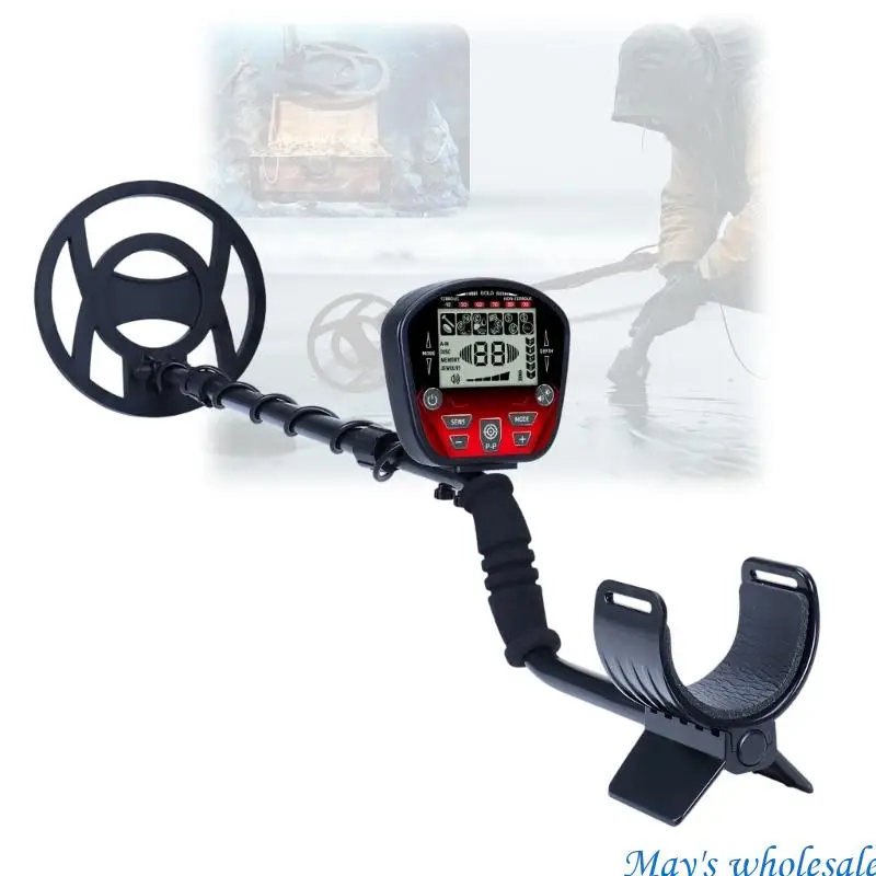 Underground Metal Detector Simple Operation LED Display Distance Sound Alerts Metal Targets Detection 448A