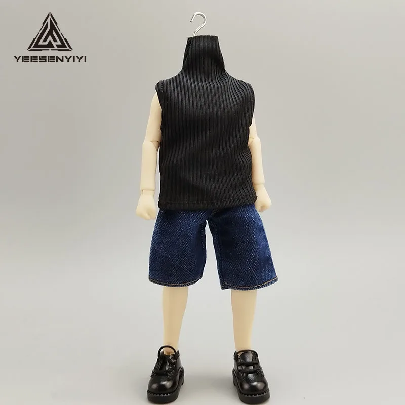 

1/12 BJD doll clothes, turtleneck vest. OB11 A Si 2.0, A Si 3.0, Beiming series-1/12&1/8, 1/12-scale soldier figure clothes