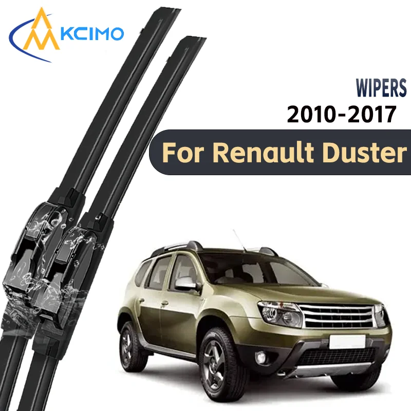 

Enhanced 2pcs Windshield Wipers for Renault Duster 2010-2017 Quiet Scratch Free Superb Durability Essential Auto Accessory