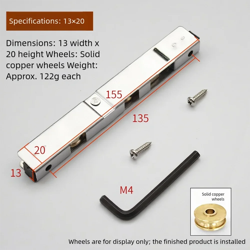 Door Repair Window Accessories Quiet Operation Sliding Door Rollers Quiet Operation Roller Silver Quiet Experience