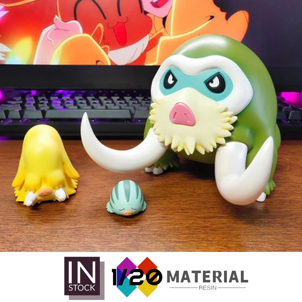 

[In Stock]1/20 Resin Scale World [BF] - Swinub & Piloswine & Mamoswine [Split RE-MENT]