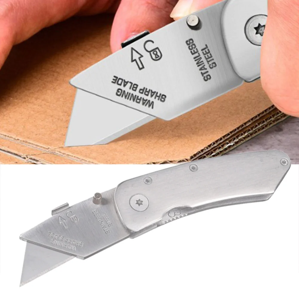 Board Plastic Paper Cutting Tool Stainless Steel Art Cutting DIY Hand Tool Utility Sword Folding-Sword Cut Carpet Sword