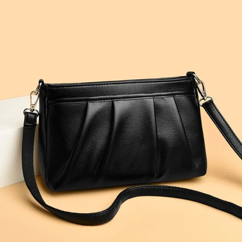 

Elegant Simple Women's Shoulder Bag Luxury Designer Diaper Bag Minimalist Large Capacity Leather Classic Commuter Crossbody