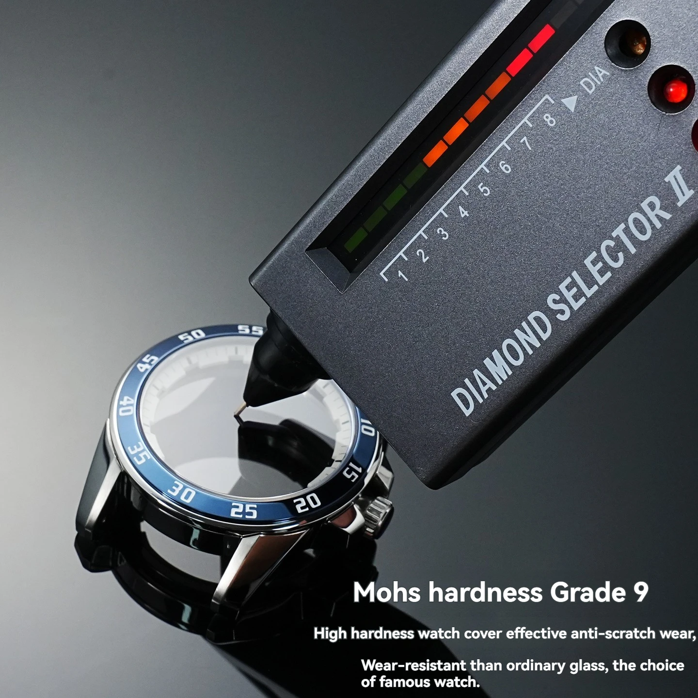 Wysokiej jakości ceramiczny pierścień zamienny do tarczy zegarka SEIKO serii SNP055J1, stal nierdzewna, modyfikacja solidnej koperty.