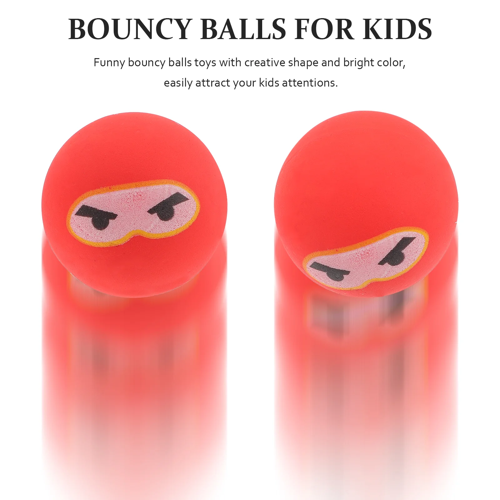 20 sztuk zabawek dla dzieci dla dzieci Ninja Bounce Balls na Boże Narodzenie Urodziny Szkoła