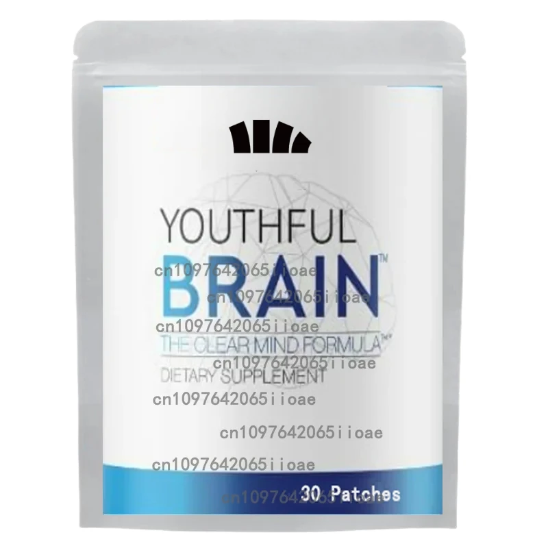 Youthful Brain Nootropic Vitamin Brain Matrix Transdermal Patches- Memory, Focus & Aging Support 30 Patches