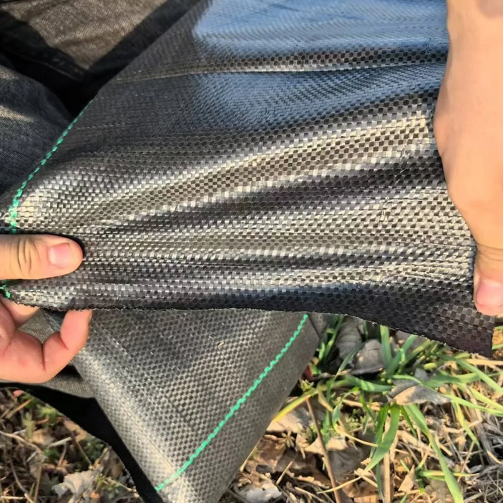 Durable Black Weeding Cloth Multi-size Thicken Weed Barrier Fabric Anti Aging Permeable Weed Control Mat Outdoor Use