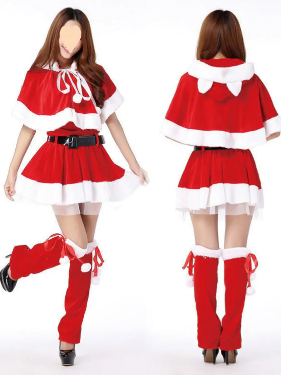 Gonna di velluto da donna nuova vestito loween Cisas Performance Costume Adulto di fine anno Par Ensemble Faionable Stage Wear