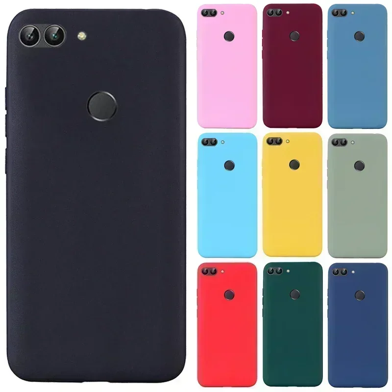 Huawei P Smart Case TPU Soft Silicone Candy color Back Cover Phone Case For Huawei P Smart 2018 FIG-LX1 PSmart Case