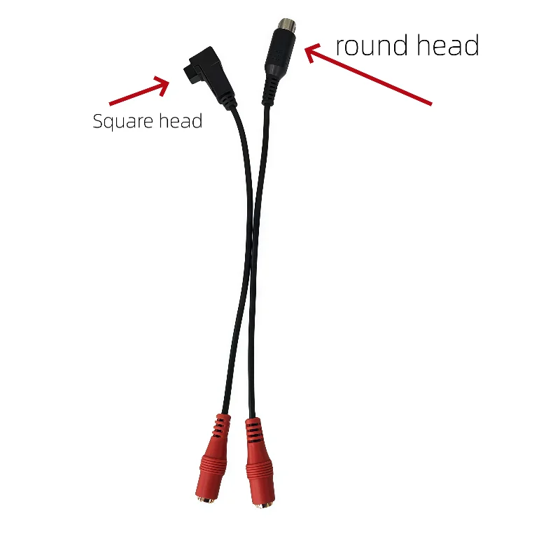 สายสัญญาณเสียง 1/5 ชิ้น หัวกลมเล็ก หัวเหลี่ยมเล็ก สายเชื่อมต่อจำลอง สำหรับโมเดลเครื่องบิน ใช้ได้กับทุกประเภท