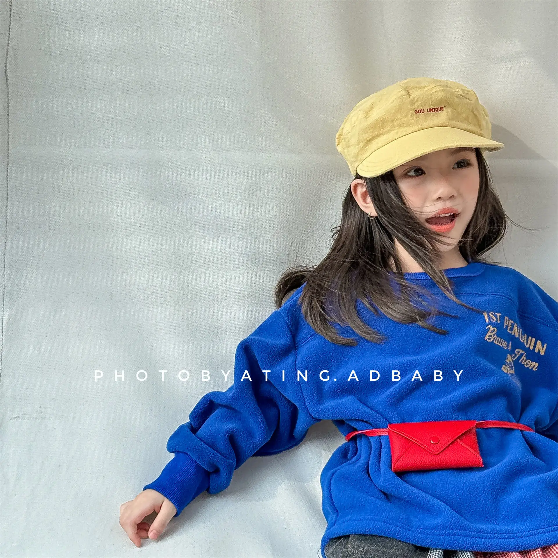 

2025 Winter New Children Fleece Sweatshirt Letter Print Boys Girls Casual Pullover Plus Velvet Thick Kids Warm Tops Baby Clothes