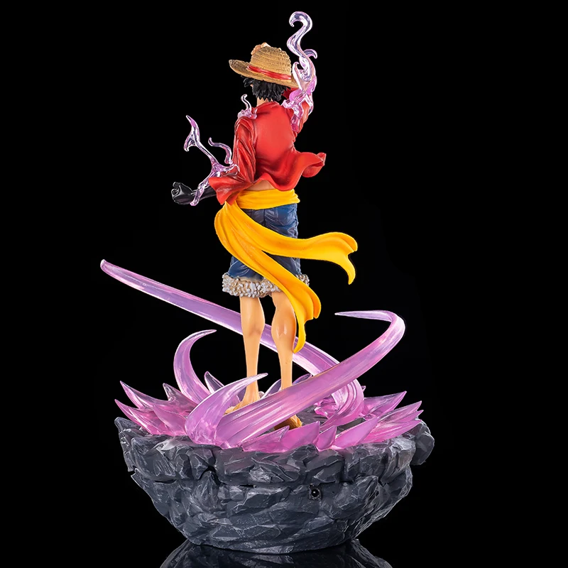 One Piece Figurine Anime Model GK Monkey D Luffy Action Figure 41cm Height PVC Statue Collection Toy Nika Sun God Joy Boy Figma