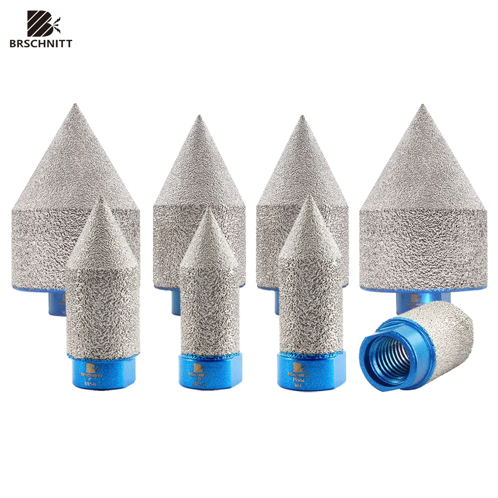 BRSCHNITT-1Pc Diamond Chamfering Bit Beveling Beveling Milling BitEnlarging Beveling Ceramic Tile Porcelain Dia 20/25/35/50mm