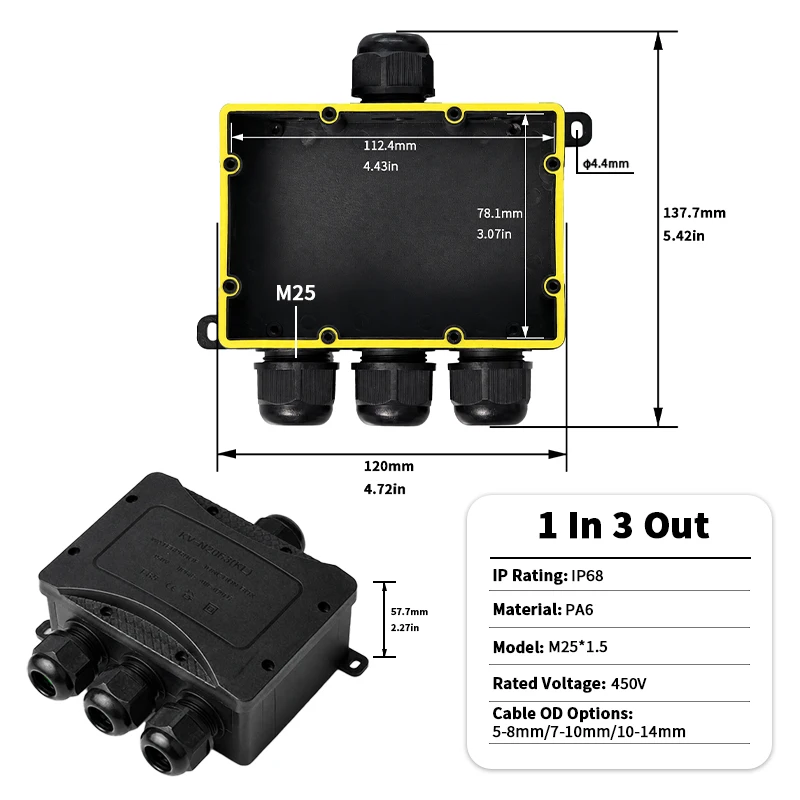 Variant: 2068XL-1in3out