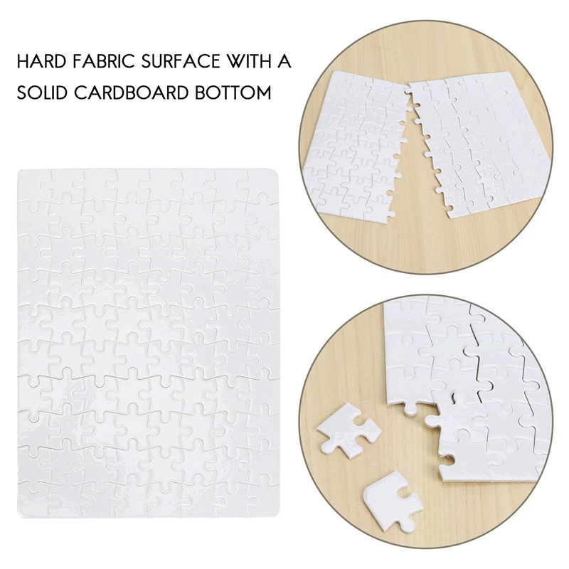 Sublimation Blank Puzzle 10Pcs/Lot DIY Craft A5 Jigsaw Puzzle For Sublimation Ink Transfer