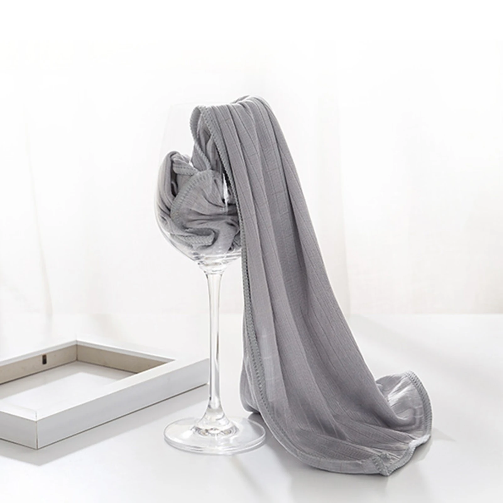 Glassware Polishing Cloth Lint-Free Wine Glass Towel for Restaurant Hotel Bar Professional Water Stain Free Cleaning Cloth
