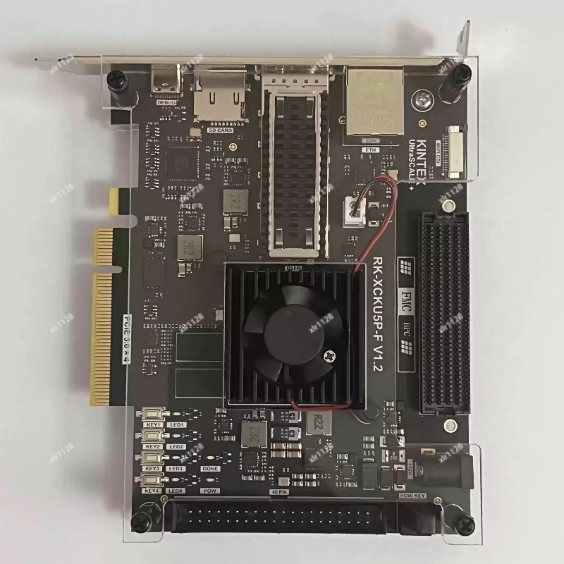 FPGA Development Board XCKU5P With FMC HPC QSFP28 100G Optical Port PCIE3.0 Interface