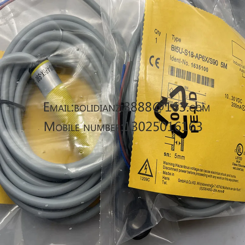 Novo sensor de proximidade Bi5U-S18-AP6X/S90 em estoque