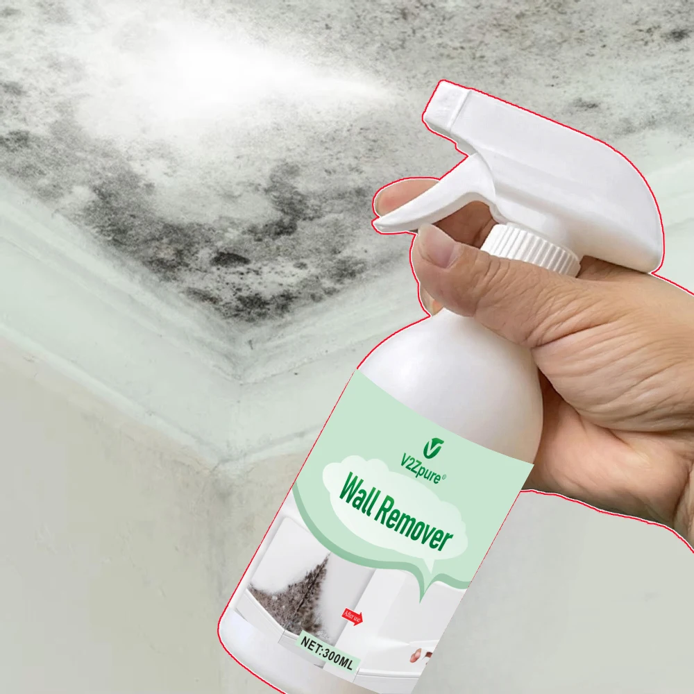 Mould Removal Spray Wall Stain Remover Multifunctional Anti Mold Agent for Bathroom Kitchen Corners Wall Cleaning Mildew Remover