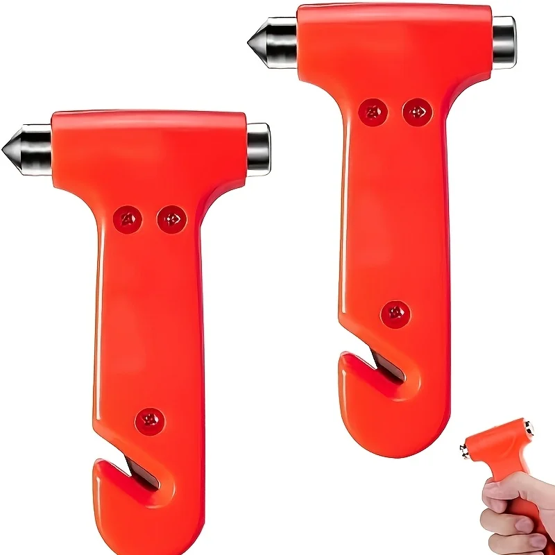 1Pcs 3‑in‑1 Car Safety Hammer Emergency Window Breaker Seatbelt Cutter for Car Home Office
