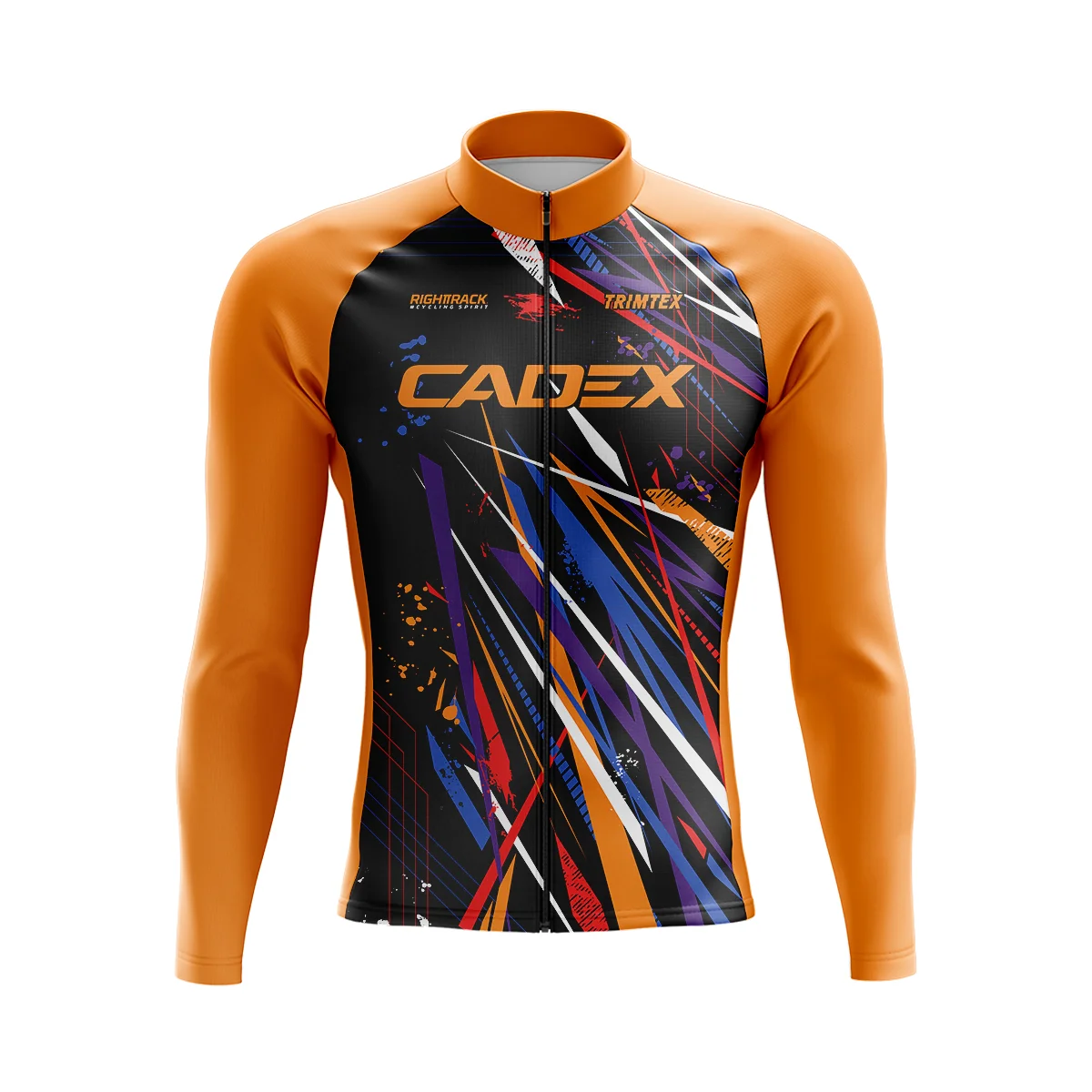 New CADEX Winter Cycling Jersey TRIMTEX Men Long Sleeve Cycle Clothes Spring Autumn Mesh/Fleece Thermal RIGHTTRACK Bike Clothing