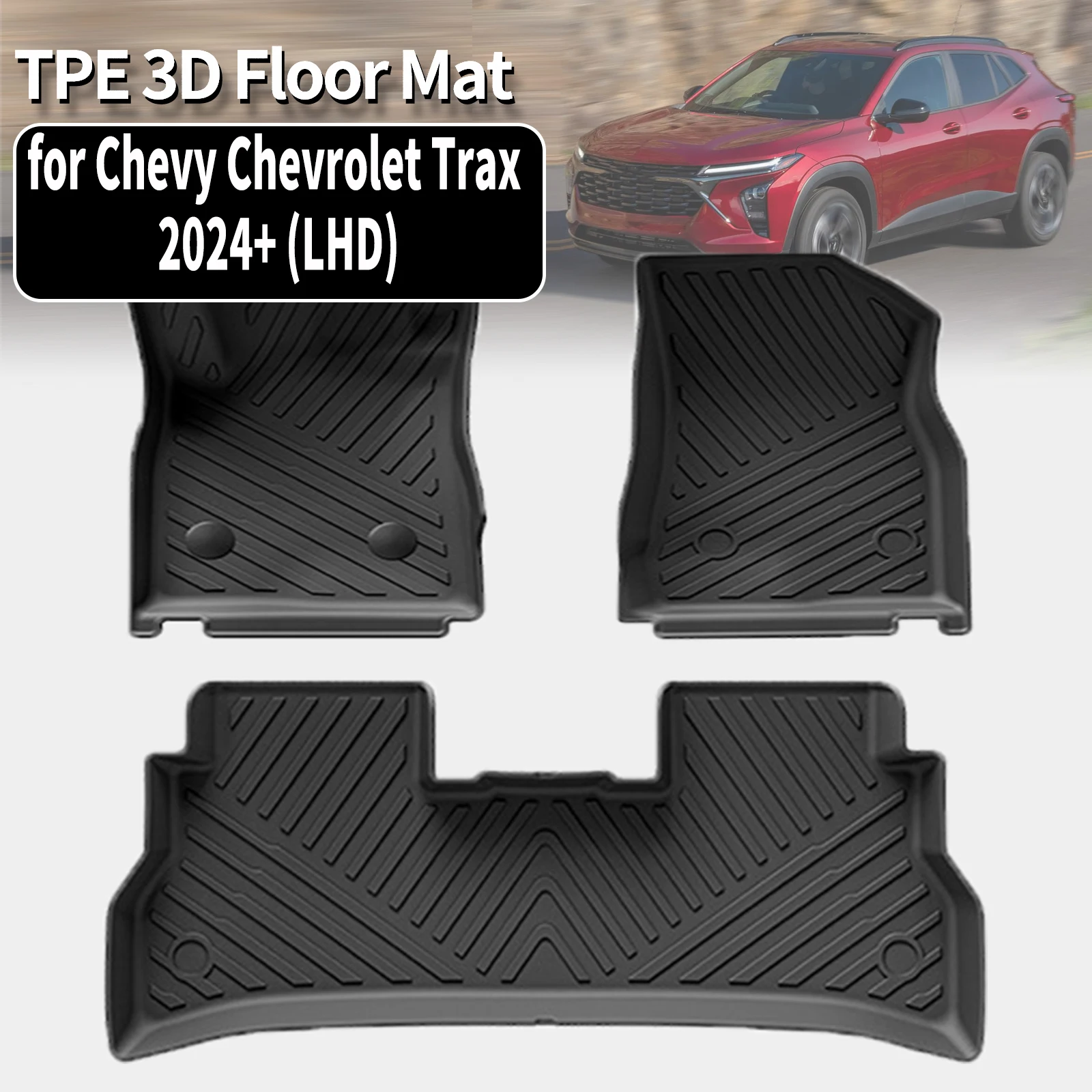 for Chevy Chevrolet Trax 2024 2025 2026 TPE Car Floor Mats Waterproof Non-Slip Easy Clean Accessories