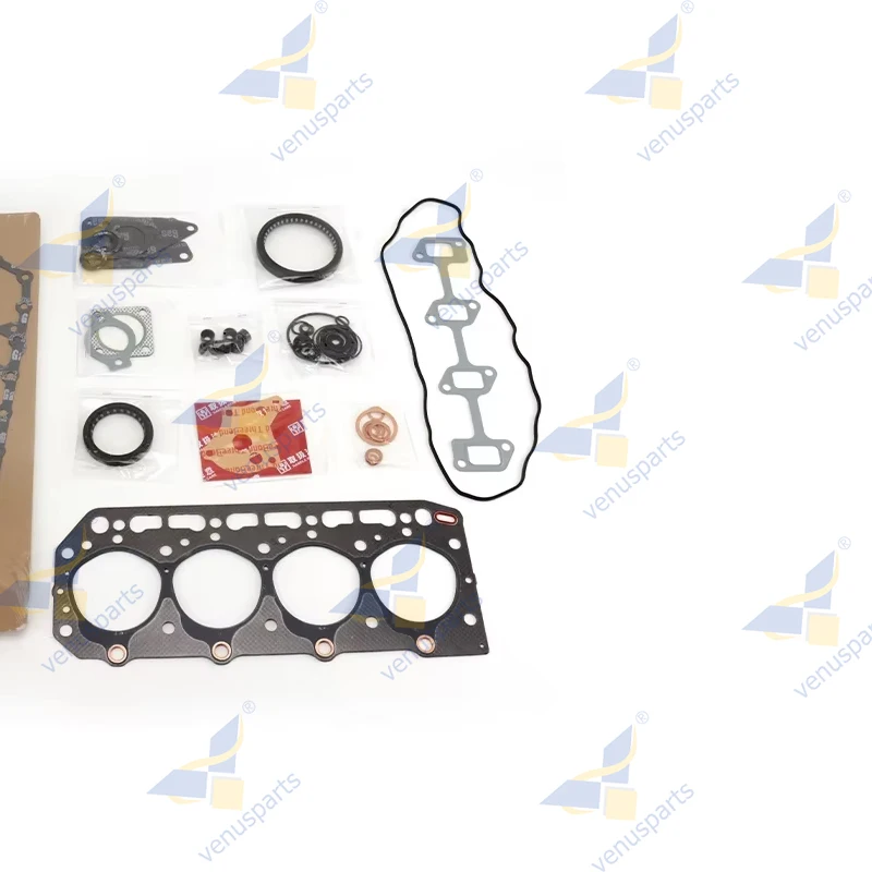 

Полный комплект прокладок для двигателя Yanmar 4TN78, комплект для капитального ремонта прокладки головки блока цилиндров, поршневые кольца