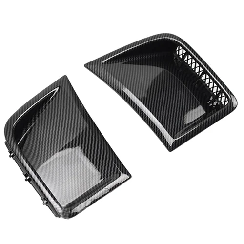 Imagen 2 del producto Cubierta de salida de guardabarros de motor de fibra de carbono para Subaru STI WRX GRB Wagon 10, 2008-2014, parachoques delantero, embellecedor de ventilación de aire