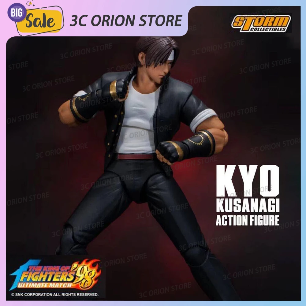 In Stock 19cm Storm Toys The King of Fighters Kyo Figure Kusanagi Iori Yagami Figurine KOF Action Figure Model Toys Toys Gift