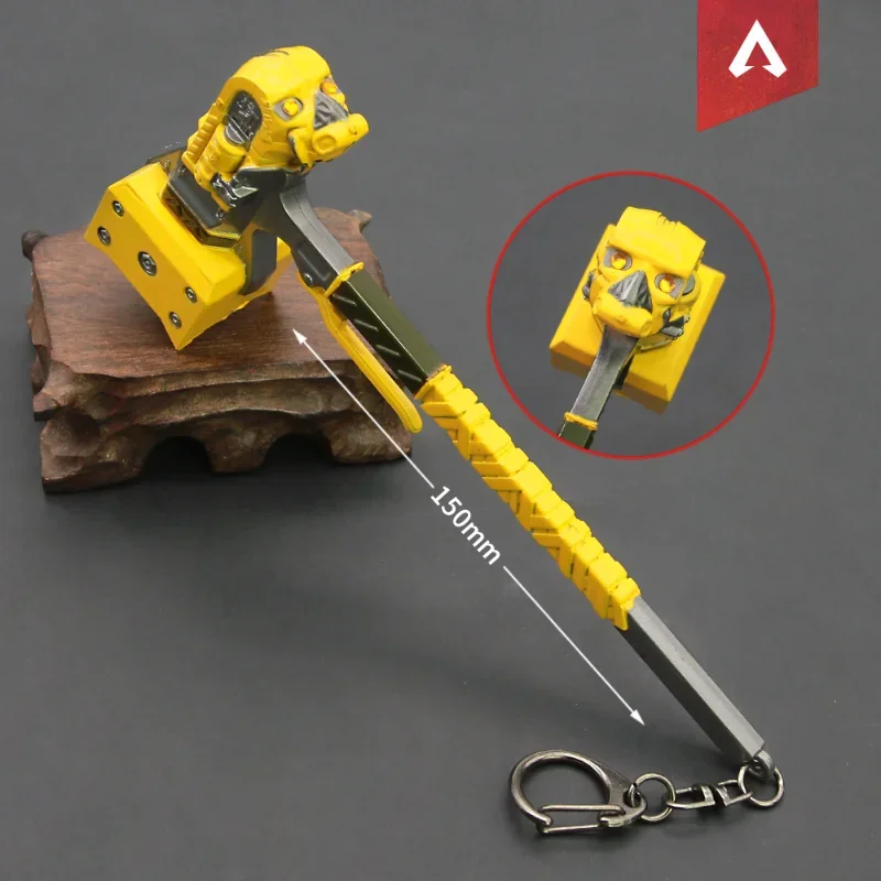 15cm Apex Legenden Erbstück ätzenden Tod Hammer Spiel Schwerter Anime Royal Katana Schlüssel bund Waffe Modell Ornament Junge Geschenke Kinderspiel zeug