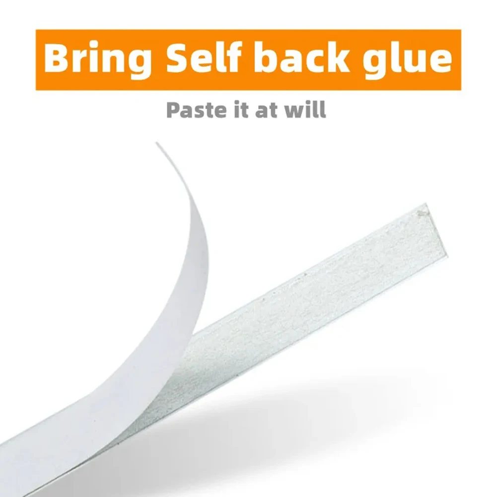 

Clear Scale Tape Measure Metal Wet Cloth Ruler Tape Measure Silver Metric Metal Tape Woodworking Track Reverse