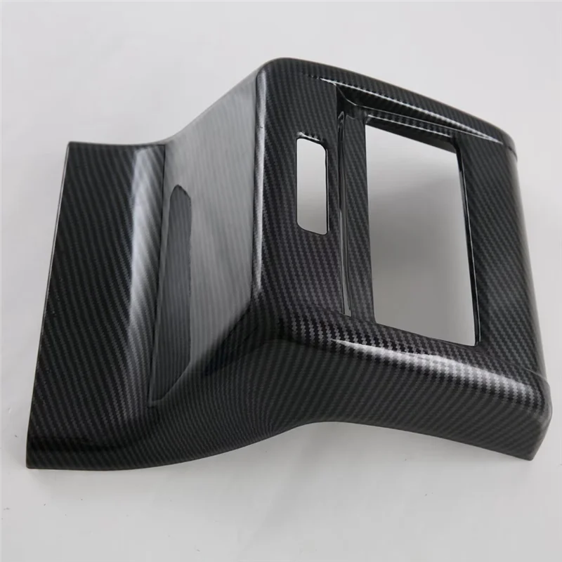 ABGR-Pannello di sfiato uscita aria posteriore Rivestimento per Toyota Camry 2024 2025 Accessori interni Fibra di carbonio