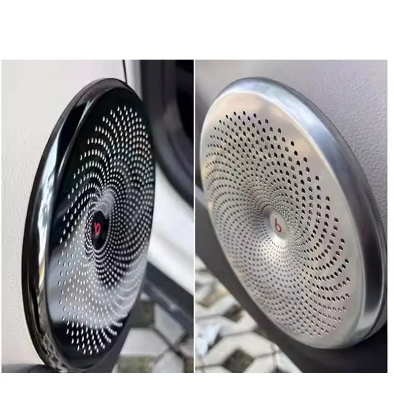 Car Interior Metal Horn Decorative Cover Sound Protection Sticker For Smart Elf 1 # 3# Car Accessories Modification