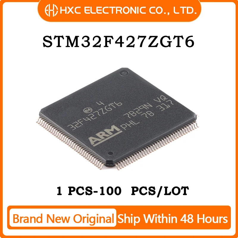 1/5pcs New Original STM32F427 STM32F427ZGT6 LQFP144 32-bit Microcontroller IC