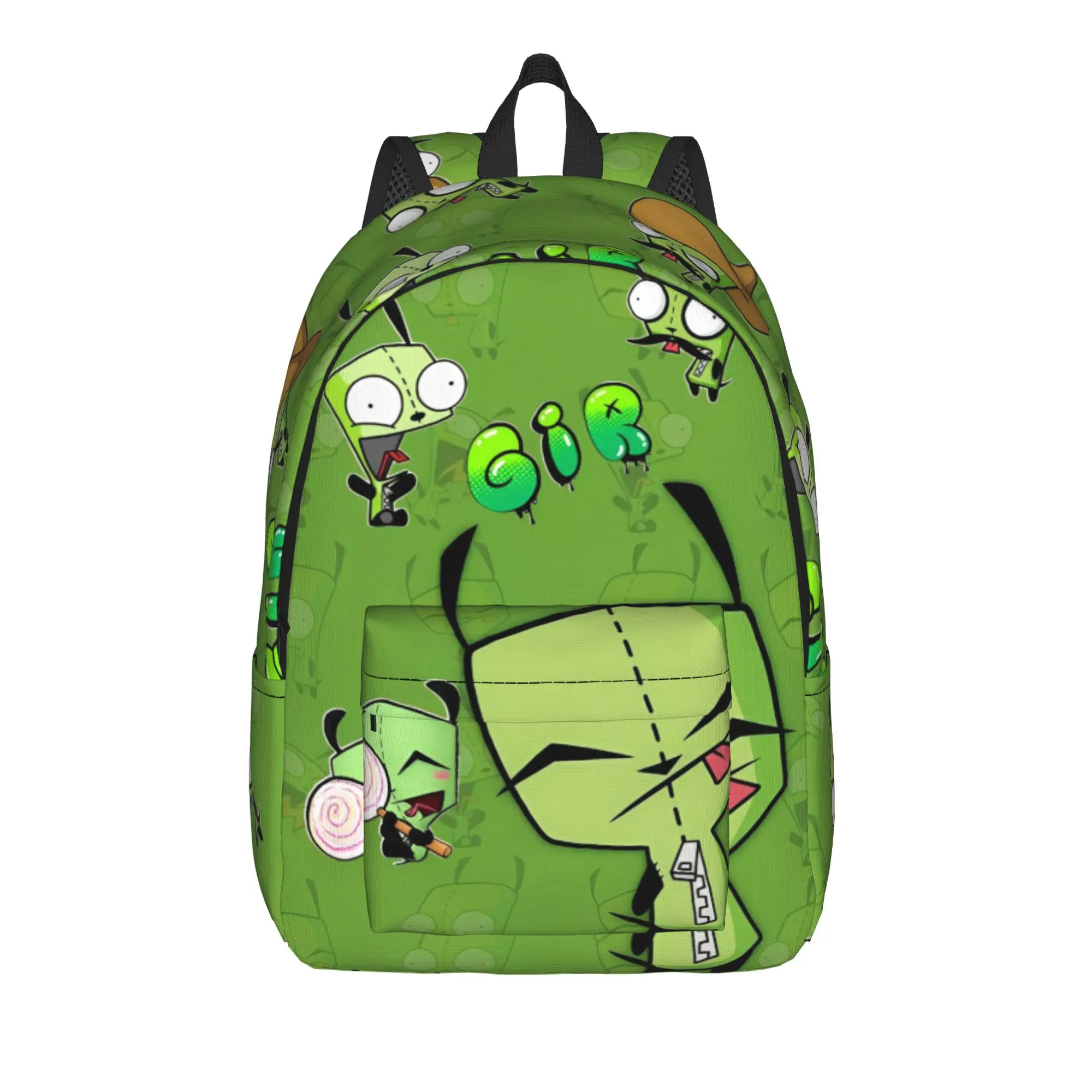 Invaders Zims Backpack for Men Women Casual Student Hiking Travel Daypack Laptop Canvas Bags Outdoor