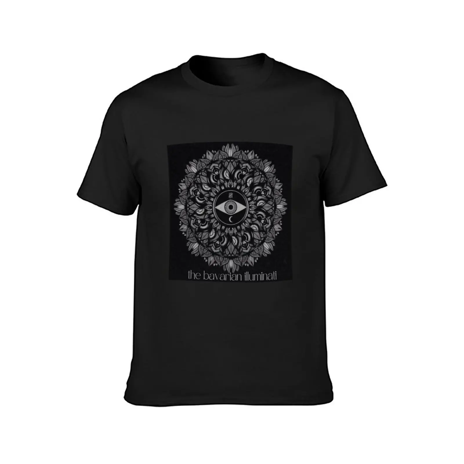 the bavarian illuminati T-Shirt blacks oversizeds t shirts for men cotton