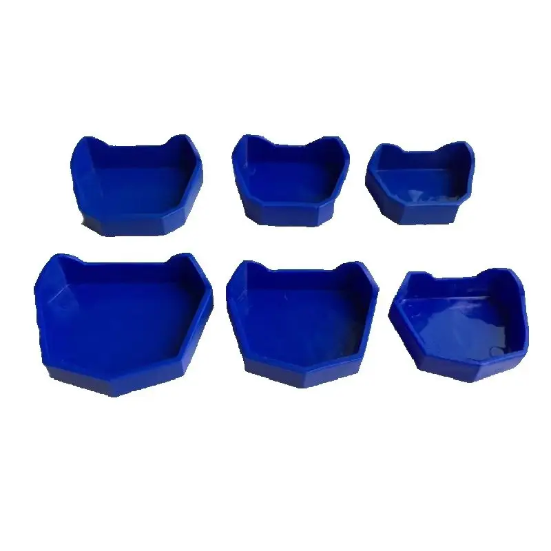 Dental Silicone Rubber Impression Tray Base for Denture Plaster Model Former Molds Tray Filling Gypsum SL513
