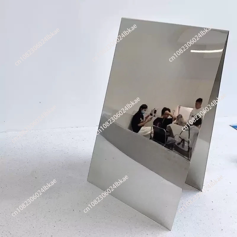 

Напольная вывеска из нержавеющей стали, стоящая Интернет-знаменитость, фотоперфорация, зеркало, рекламный щит, витрина для кофейни