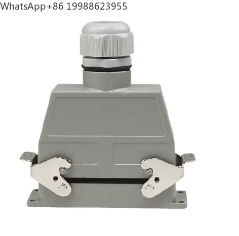 Heavy duty connector 80A rectangular hot runner aviation plug HK-004/2-F/M industrial high current socket 4 pins