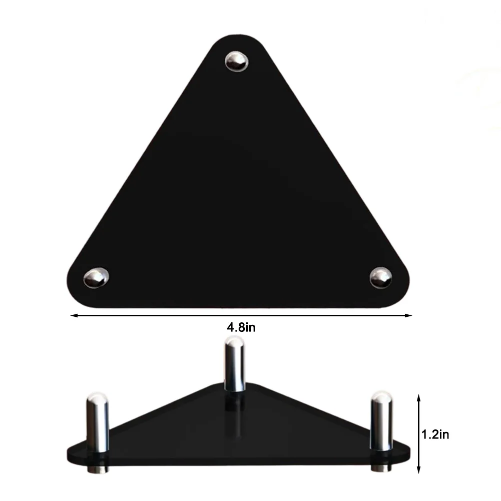 Clear Acrylic Sports Ball Stands 2Pack for Football Basketball Volleyball Display Racks Sturdy Design with Steel Rods