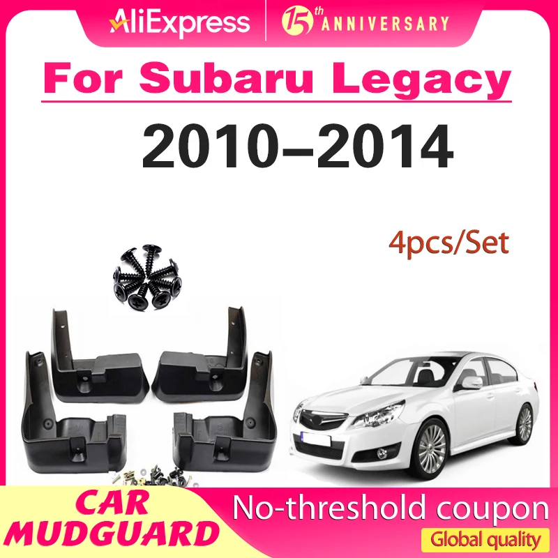 

For Subaru Legacy Sedan 2010 2011 2012 2013 2014 Fender Mudguard Mud Flaps Guard Splash Flap Mudguards Car Accessories