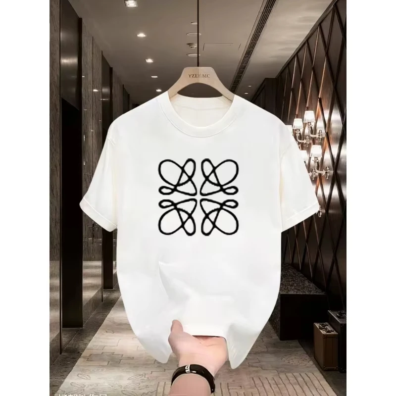 

Fuluo 1 Yiwei Mu applies to the new Weijia T-shirt ice-feeling pure cotton women's short sleeve 260g trendy brand loose love
