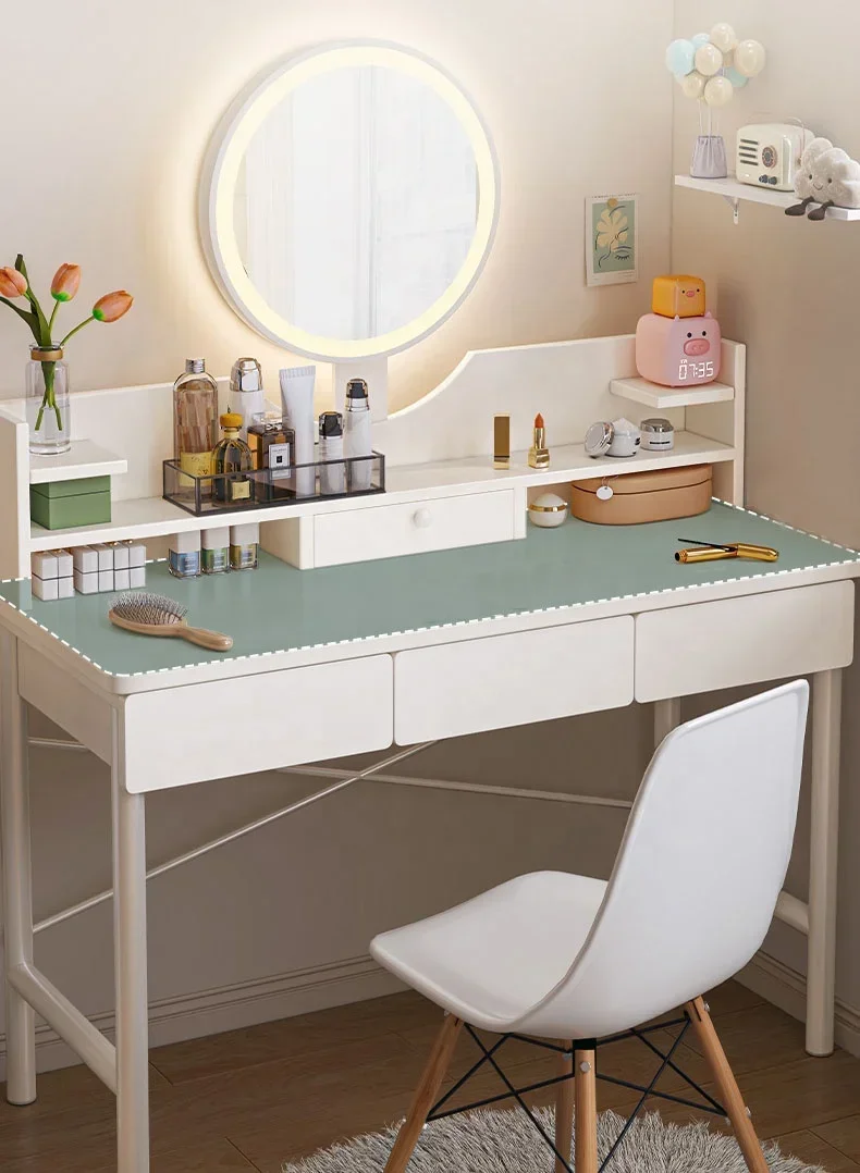 Dressing Table Bedroom Modern Simple Small Makeup Table Small Apartment Girls White Table