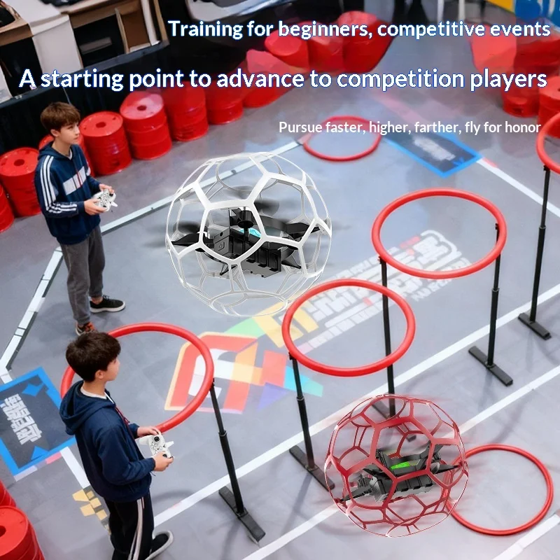 Sg600 Full Protection Soccer Shaped Rc Drone Entry Level Competition Ready For Teenagers Training Institutions Racing Practice