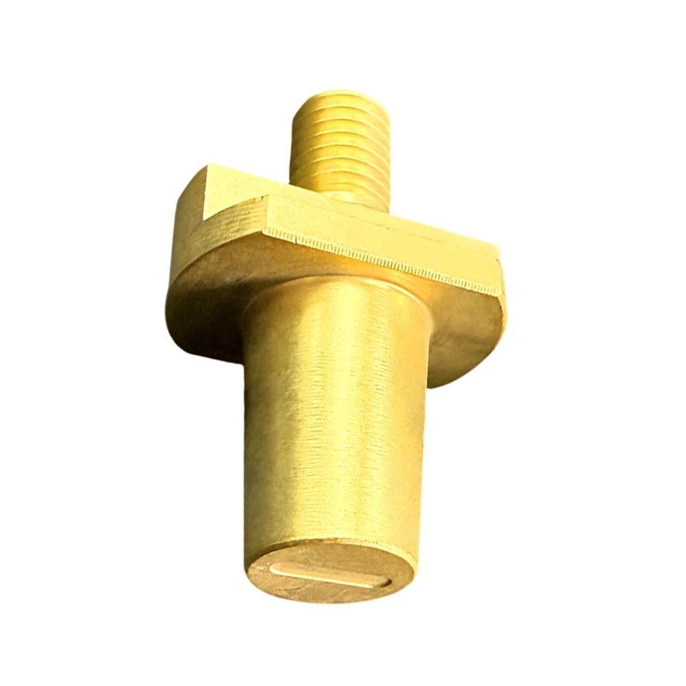 Terminal Converter Battery Post Adapter Brass Material Male Threaded Post Positive Negative Use For Cars For Trucks